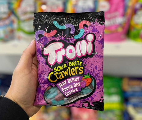 TROLLI SOUR BRITE CRAWLERS VERY BERRY (142g)