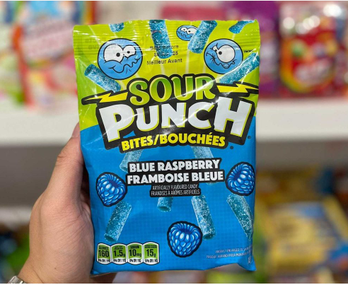 SOUR PUNCH BLUE RASPBERRY (5OZ)