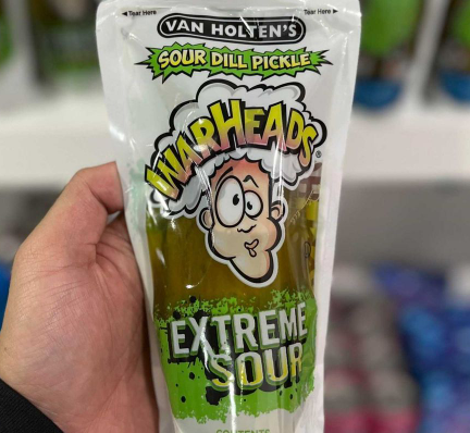 VAN HOLTEN SOUR DILL PICKLE - WARHEAD EXTREME SOUR
