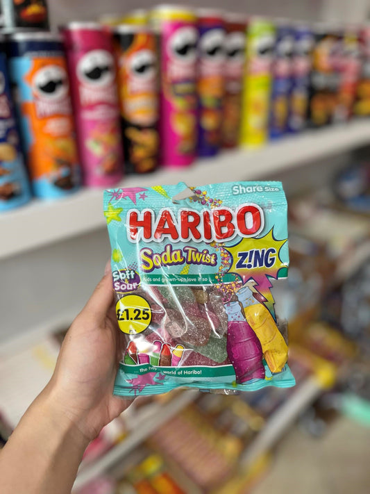 (UK) HARIBO SODA TWIST - 160G