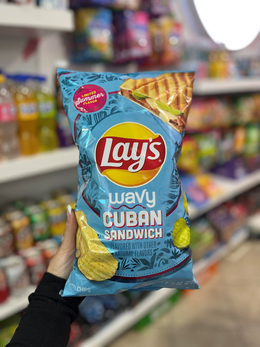 (USA) LAY'S WAVY CUBAN SANDWICH (LIMITED SUMMER EDITION) - 7.5OZ