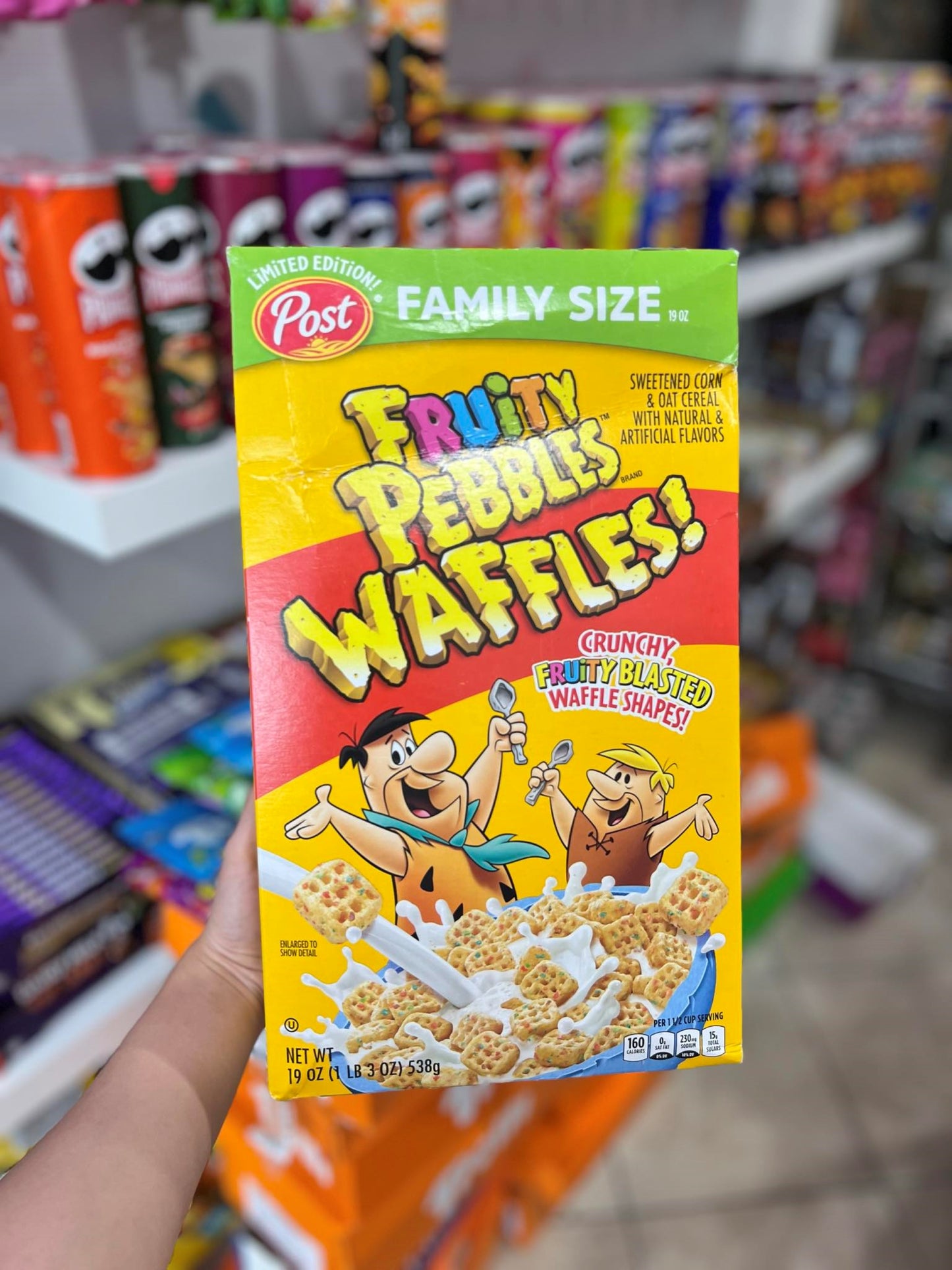 (USA) FRUITY PEBBLES WAFFLES - 538G