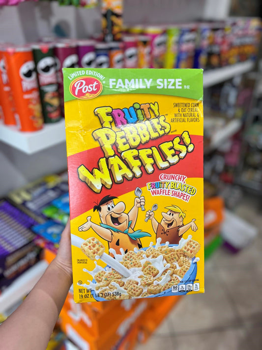 (USA) FRUITY PEBBLES WAFFLES - 538G