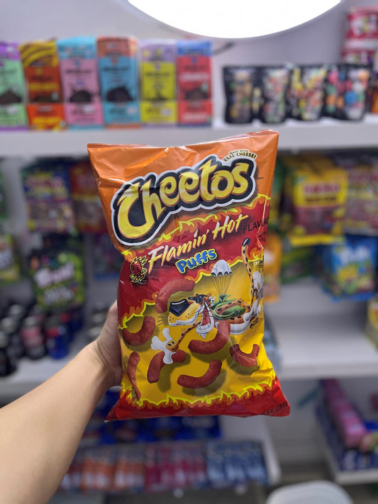 (ÉTATS-UNIS) CHEETOS FLAMIN' HOT PUFFS - 8OZ