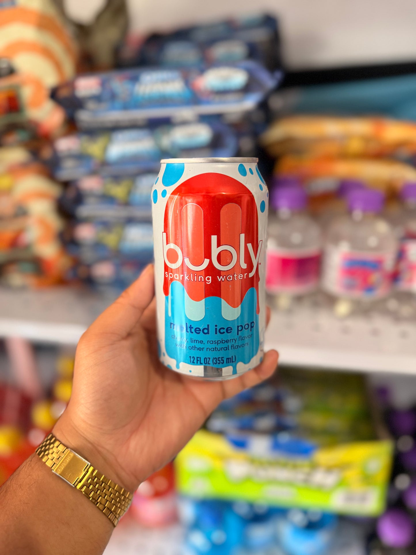 Bubly Melted Ice Pop Sparkling Water 355mL