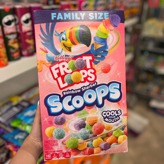 (USA) FROOT LOOPS RAINBOW SHERBET SCOOPS - 351G