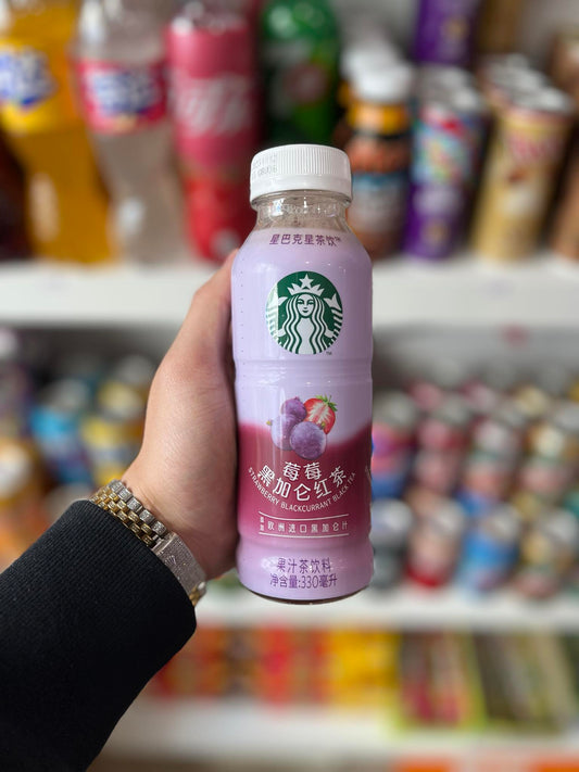 STARBUCKS STRAWBERRY BLACKCURRANT BLACK TEA (CHINA) 330ml