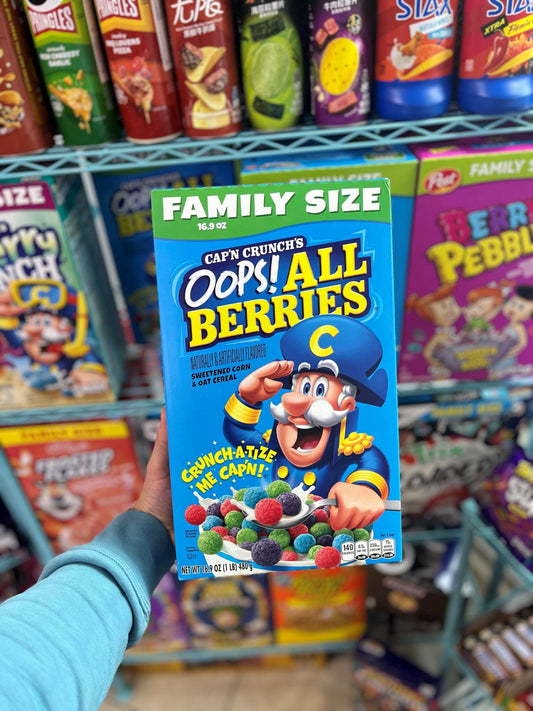 (USA) CAP'N CRUNCH'S OOPS ALL BERRIES FAMILY SIZE - 480G