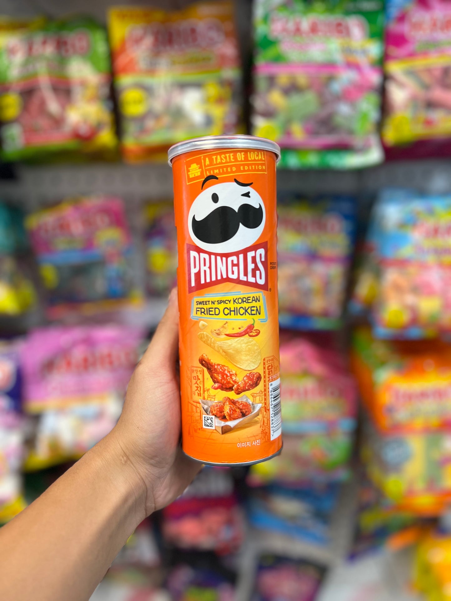 (Korea) Sweet & Spicy Fried Chicken Pringles Limited Korea Edition Worldwide Shipping