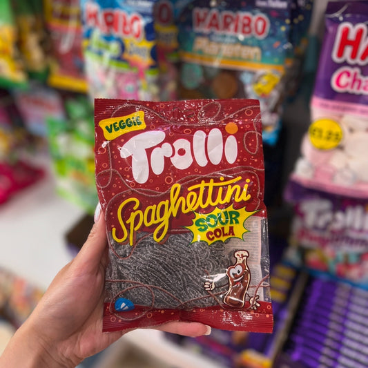 (GERMANY) TROLLI SPAGHETTI SOUR COLA - 100G