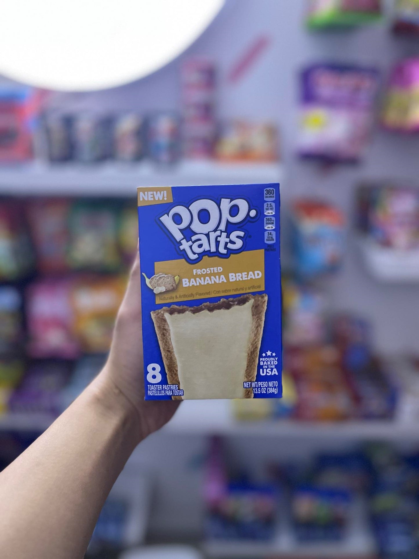 (USA) PAIN À LA BANANE GIVRÉ POP TARTS - 8PK