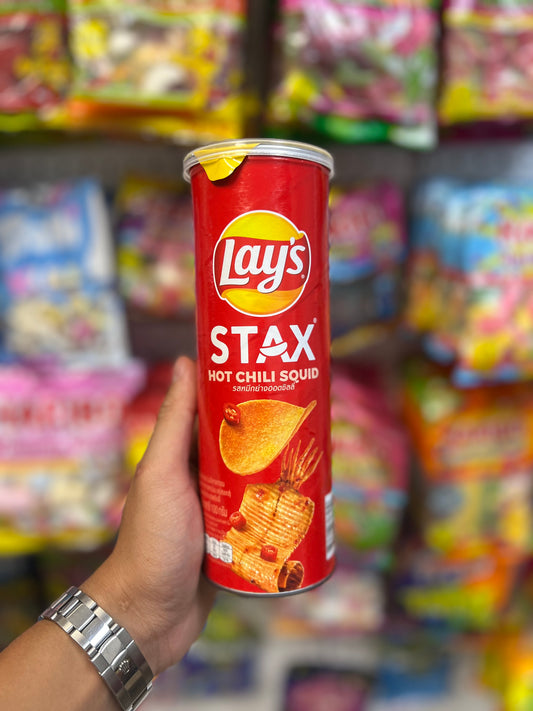 (Vietnam) Lay’s Stax Hot Chili Squid - 100g