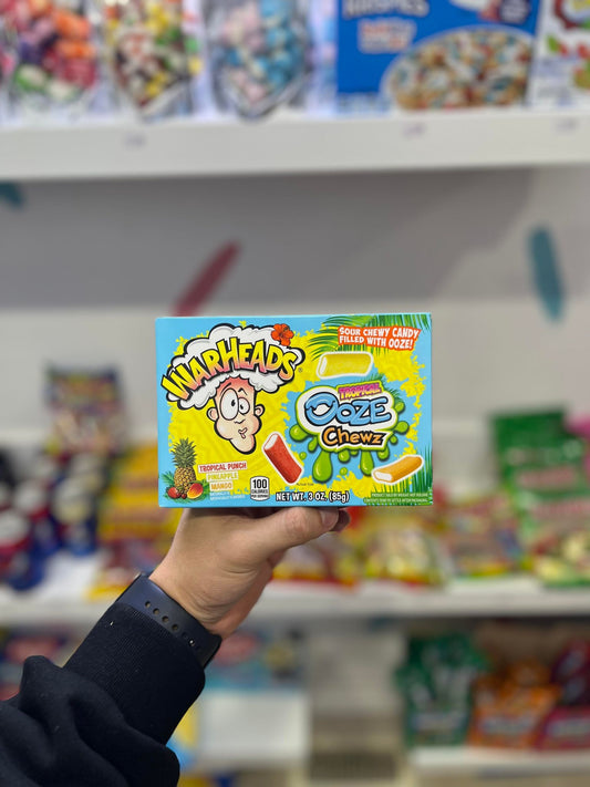 WARHEADS TROPICAL OOZE CHEWZ - 85G