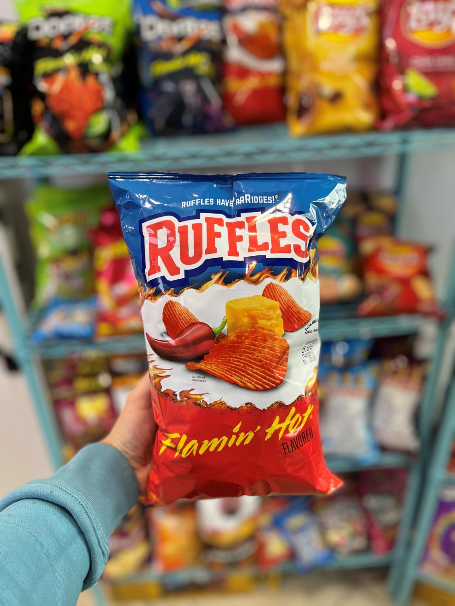 (USA) RUFFLES FLAMIN HOT - 8OZ