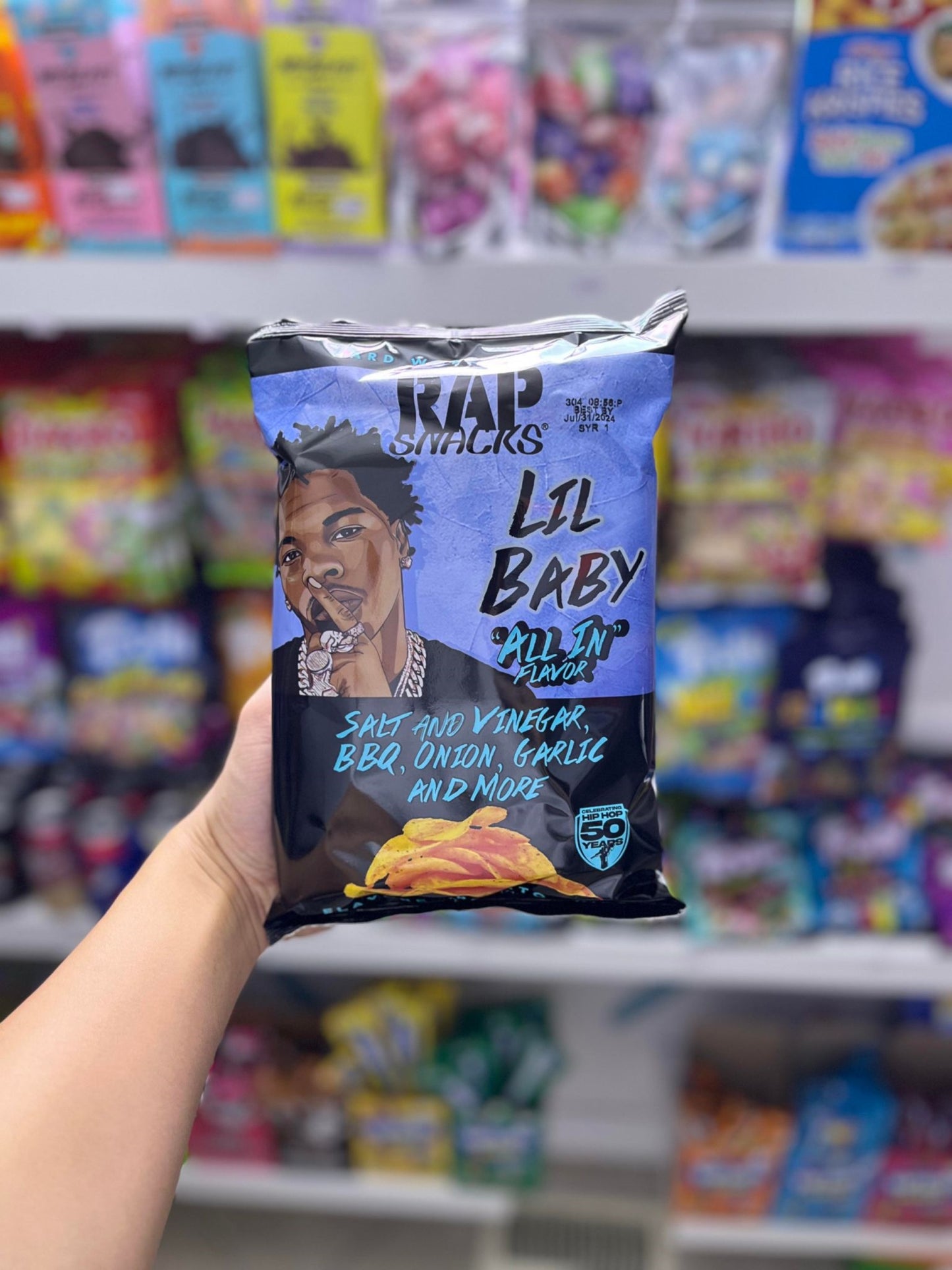 RAP SNACKS LIL BABY SEL ET VINAIGRE - 71G