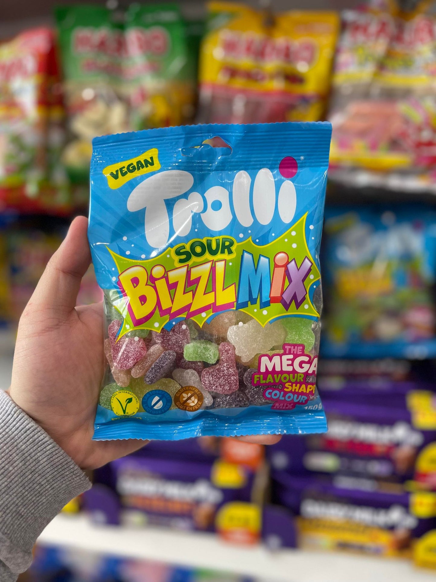 TROLLI - SOUR BIZZLMIX 150g (Royaume-Uni) VÉGAN