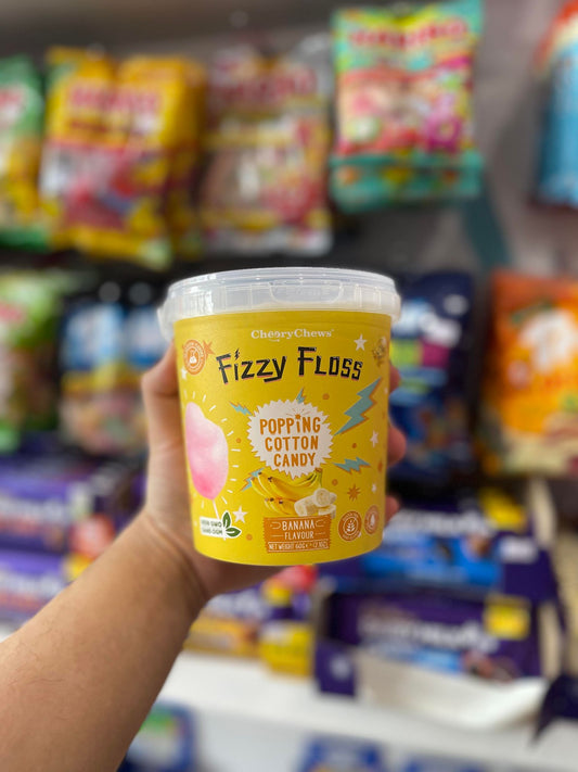 FIZZY FLOSS - POPPING CANDY BANANE