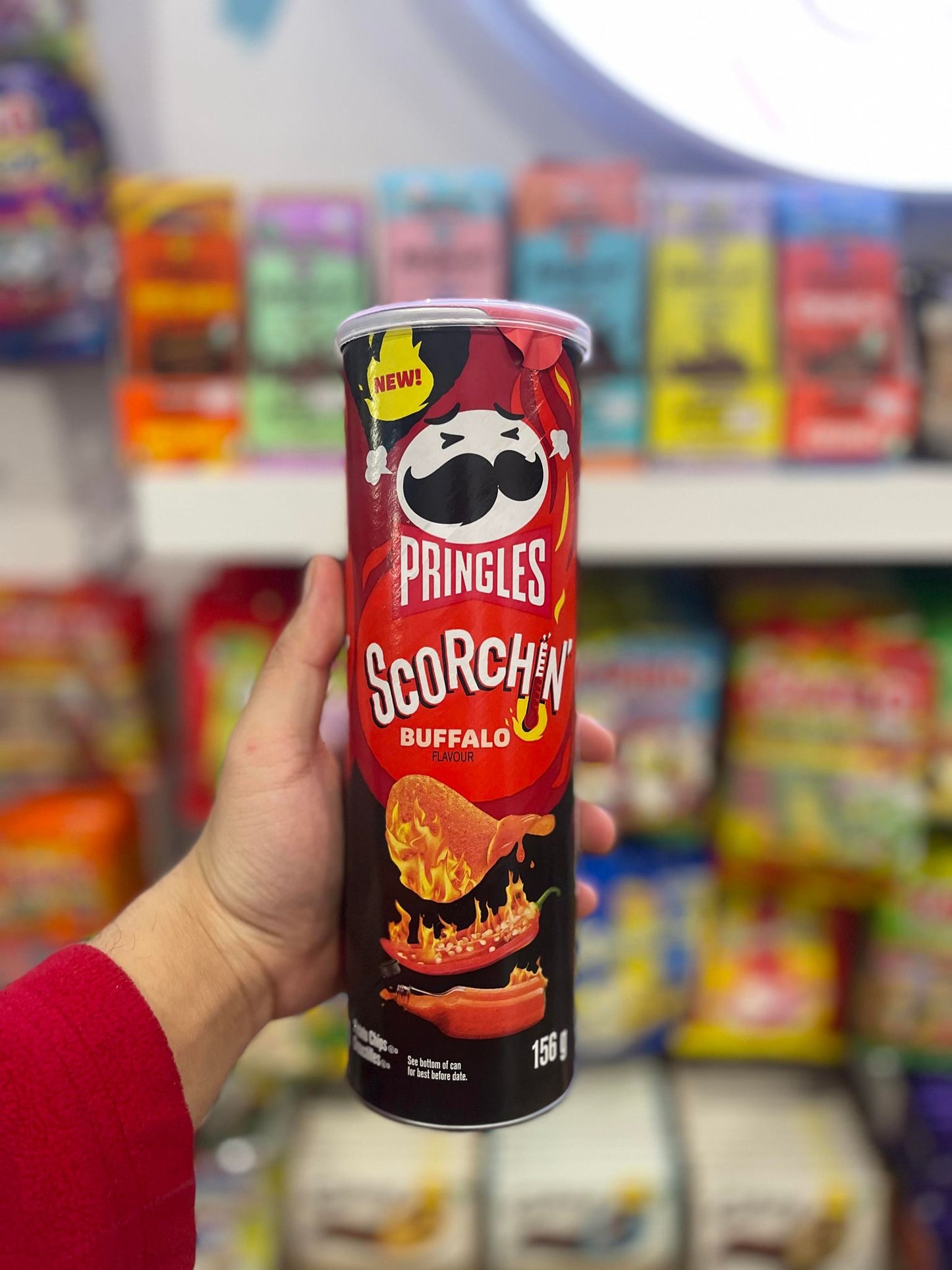 PRINGLES  SCORCHIN BUFFALO (156g)