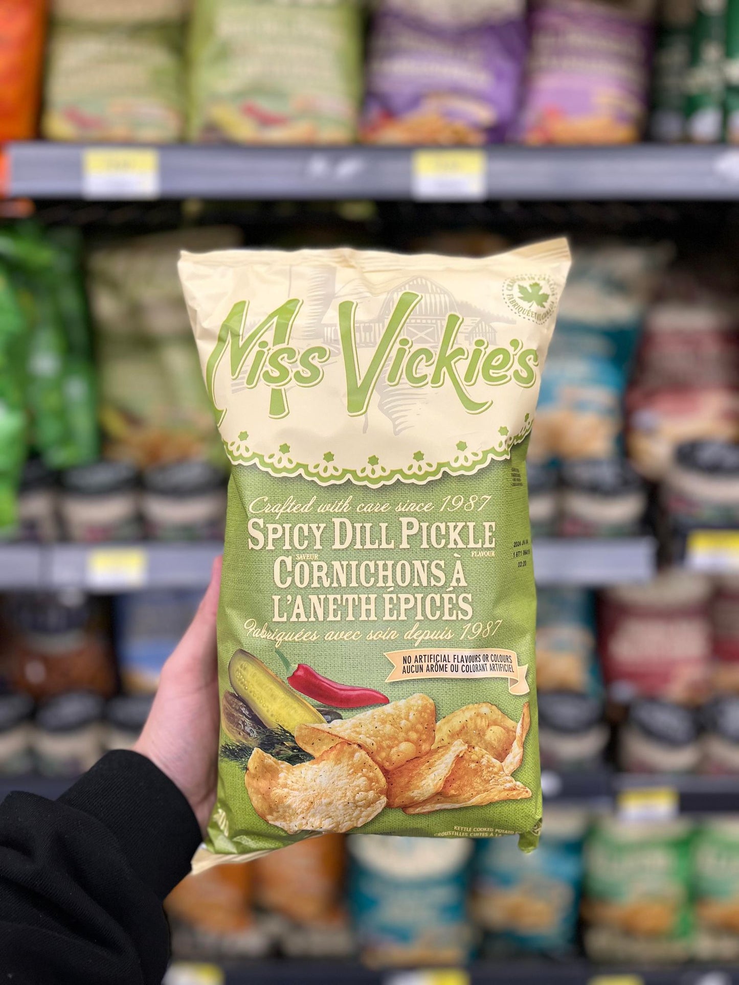 MISS VICKIE'S - cornichon épicé à l'aneth (CANADA) - 200g