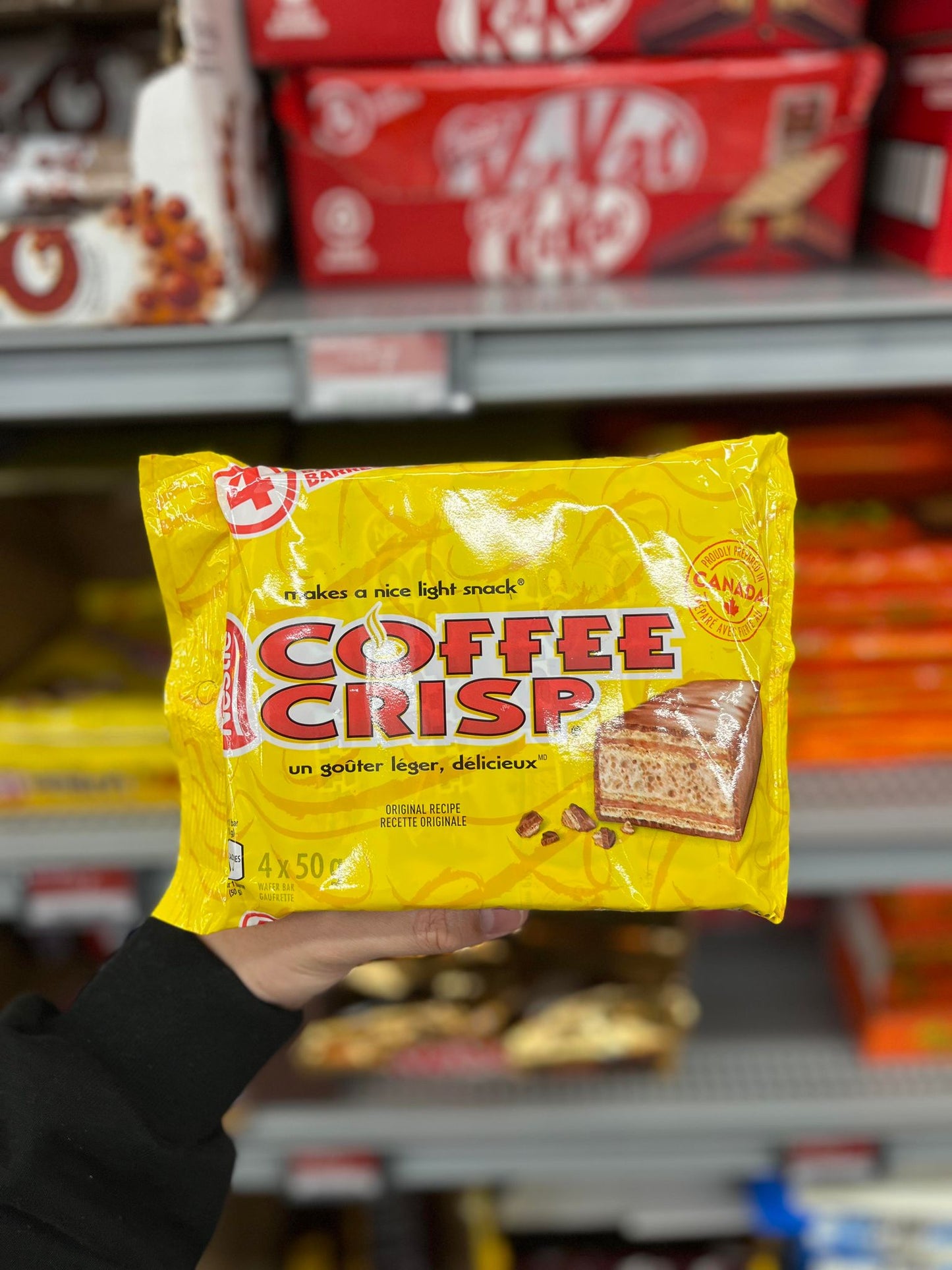 COFFEE CRISP - RECETTE ORIGINALE (CANADA) 4 x 50g