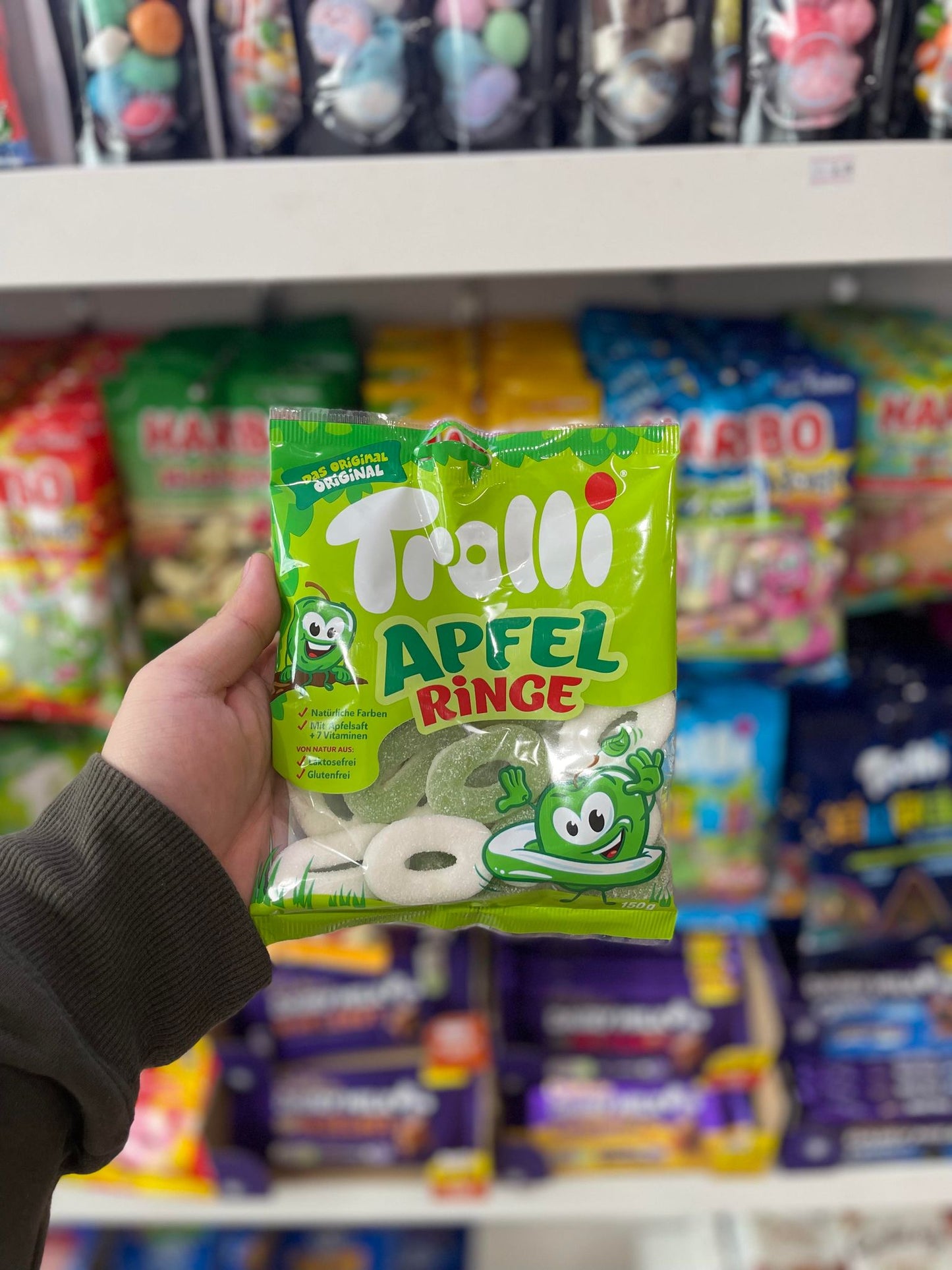 (GERMANY) TROLLI APPLE RINGS - 150G