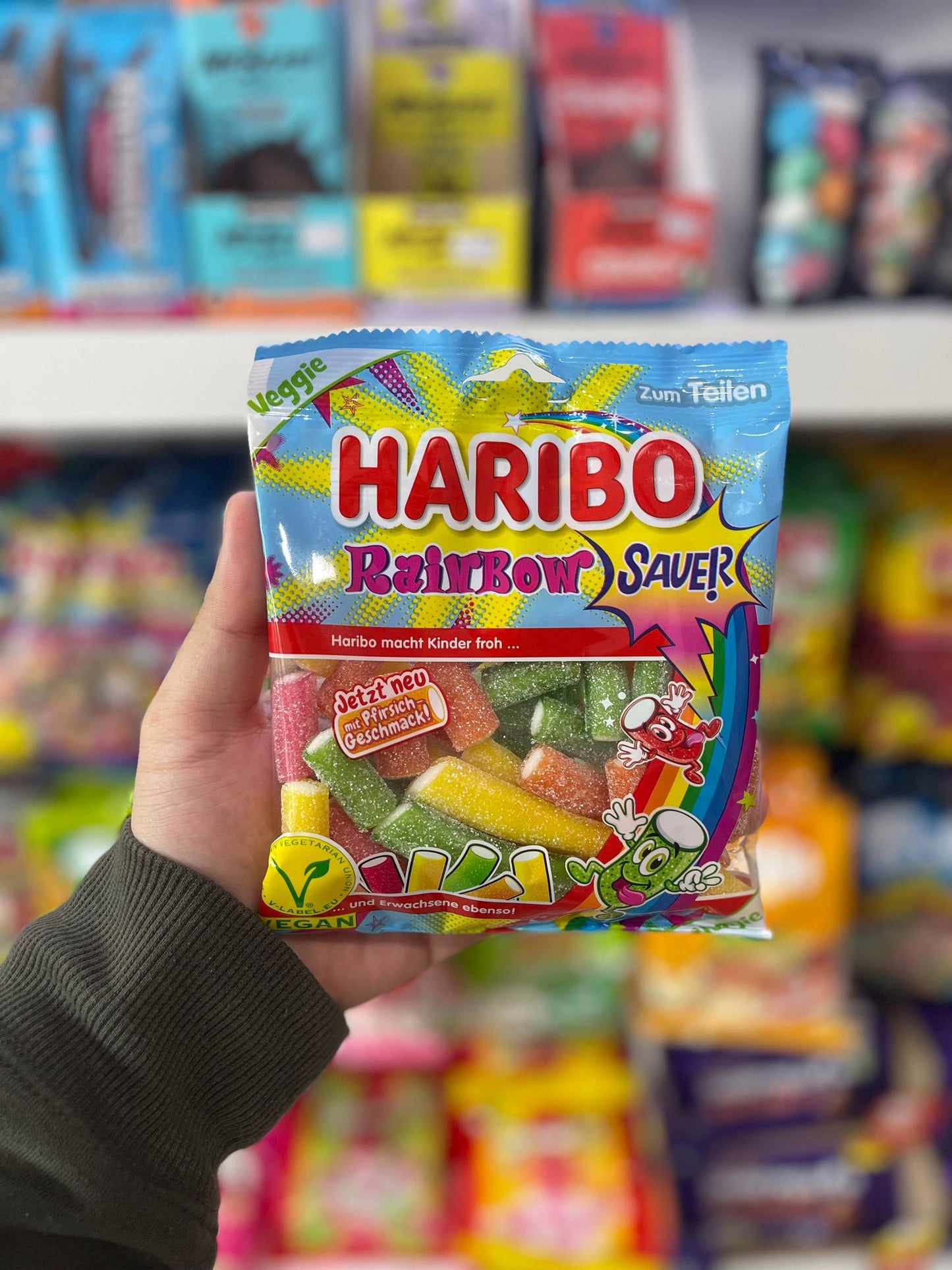 (GERMANY) HARIBO SOUR RAINBOW VEGAN - 160G