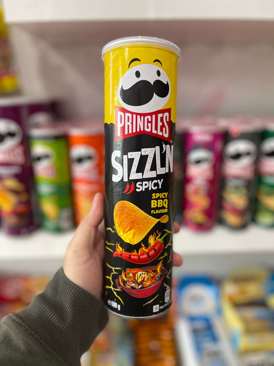 (UK) PRINGLES SIZZL'N SPICY BBQ - 180G