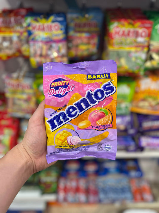 MENTOS - PEACH & ORANGE FLAVOUR