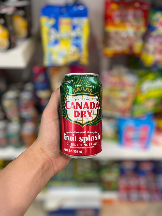 CANADA DRY - FRUIT SPLASH CHERRY GINGER ALE