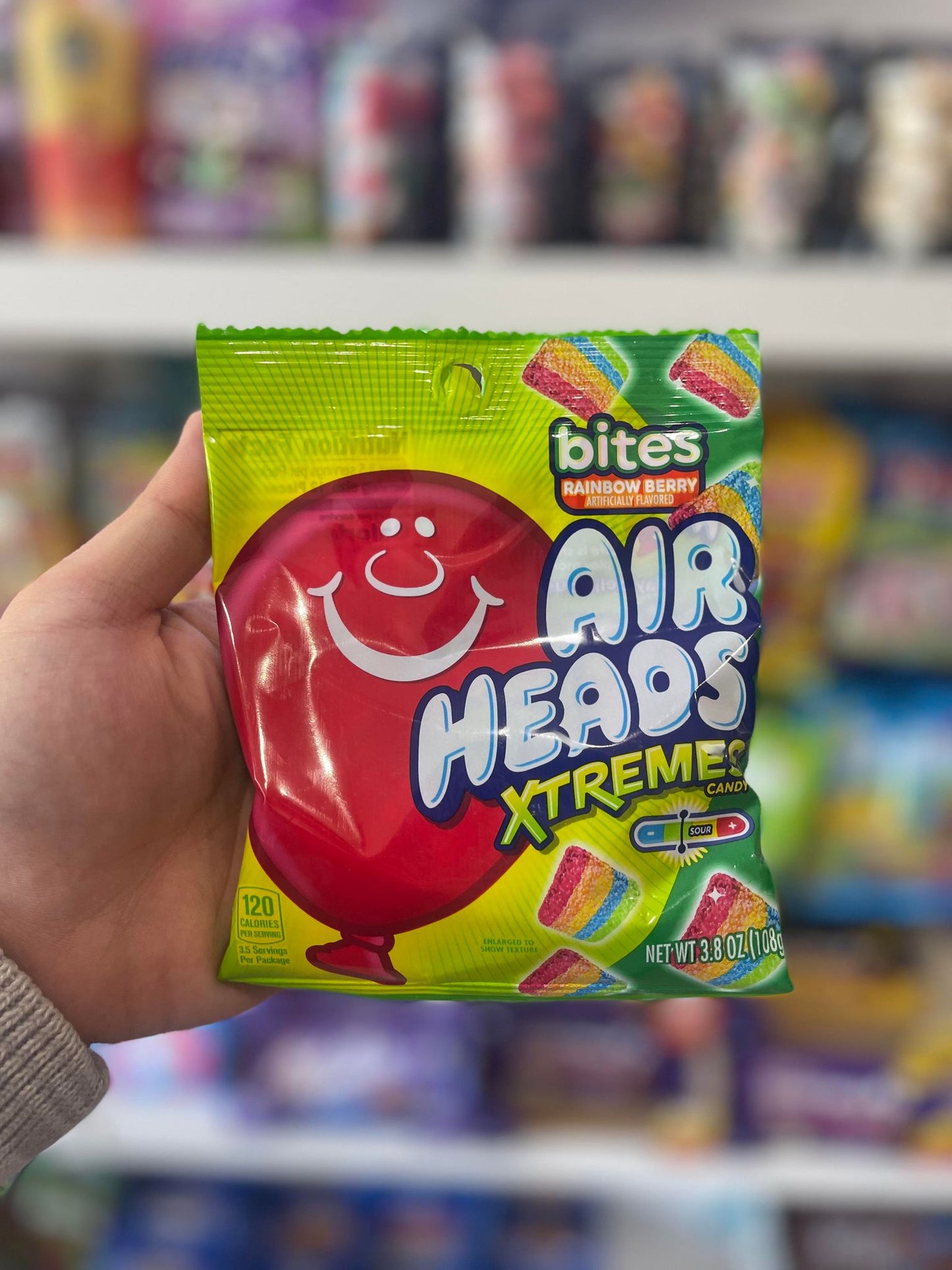 AIRHEADS -XTREME BITES RAINBOW (108g)