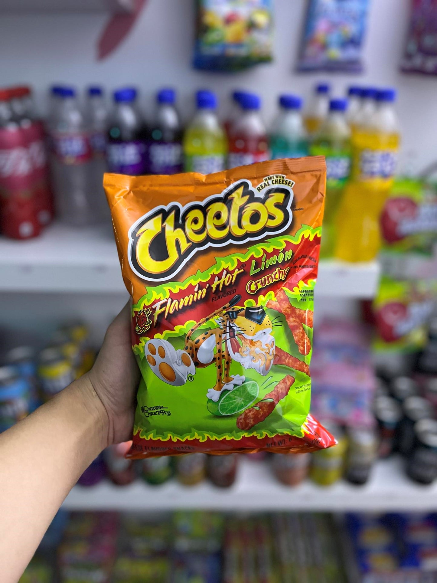 (ÉTATS-UNIS) CHEETOS FLAMIN CHAUD LIMON - 8.5OZ