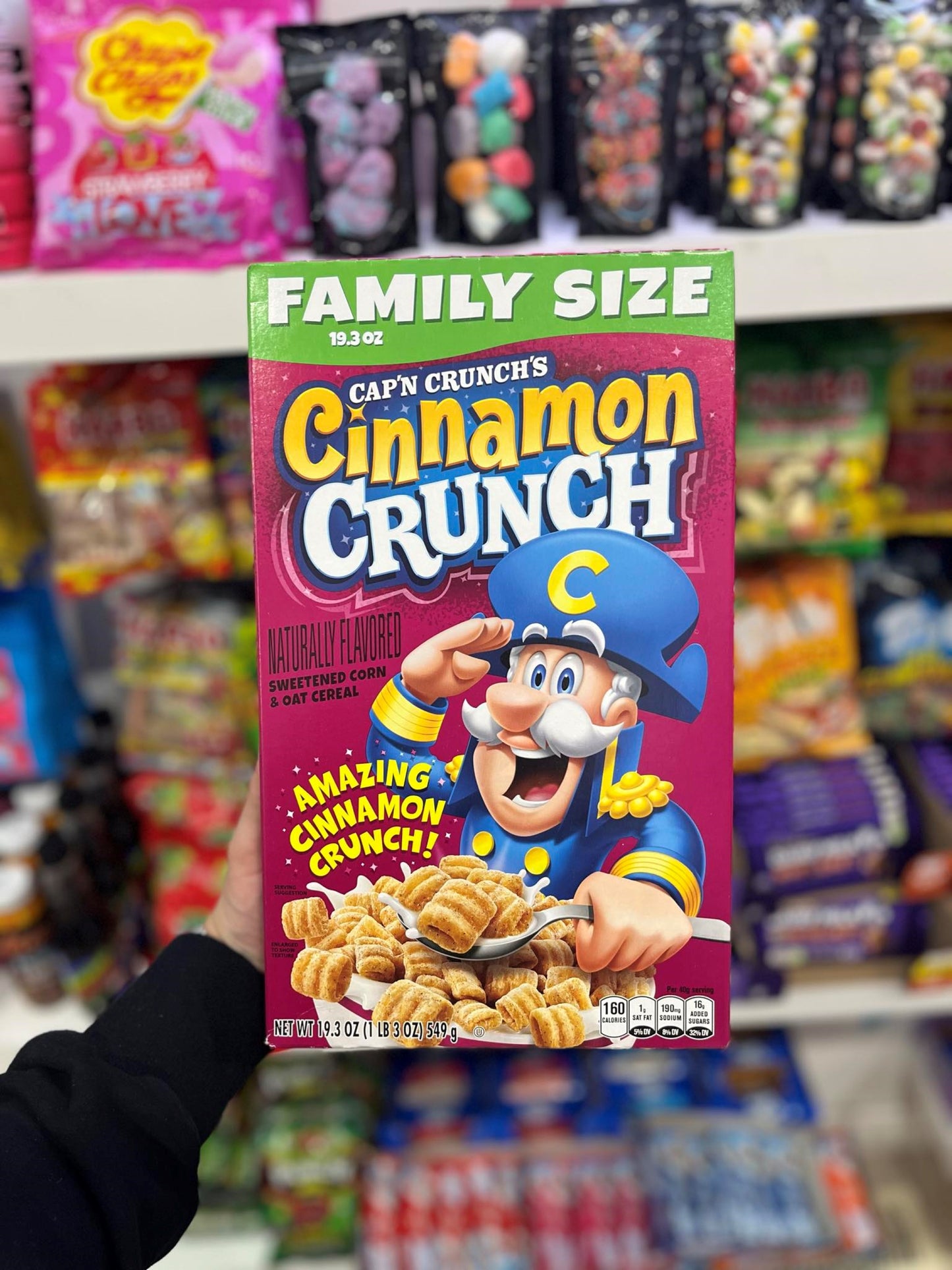 (USA) CAP'N CRUNCH CINNAMON CRUNCH🥣✨(FAMILY SIZE) - 549G