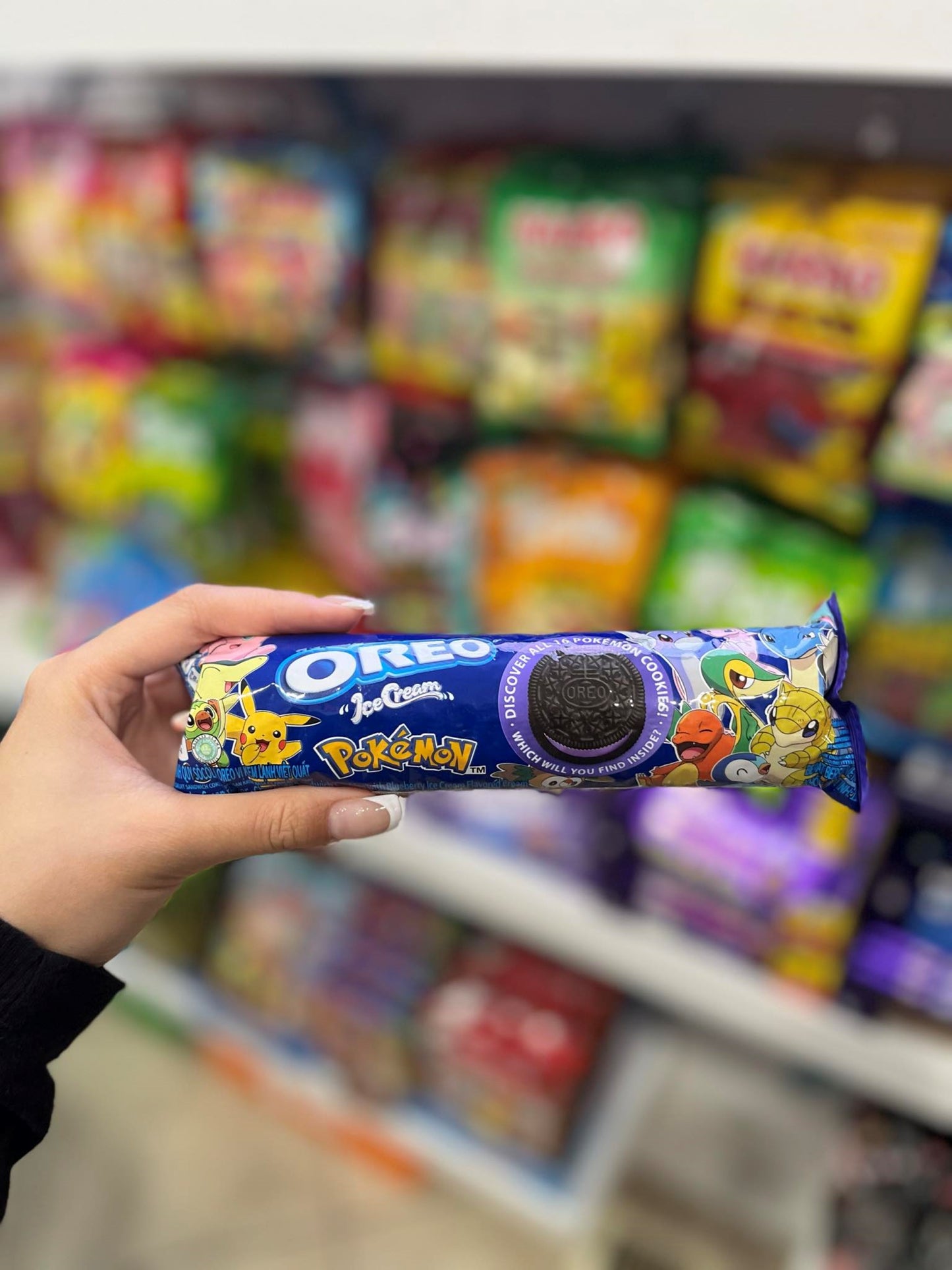 (INDONESIA) OREO X POKEMON BLUEBERRY ICE CREAM - 119.6G