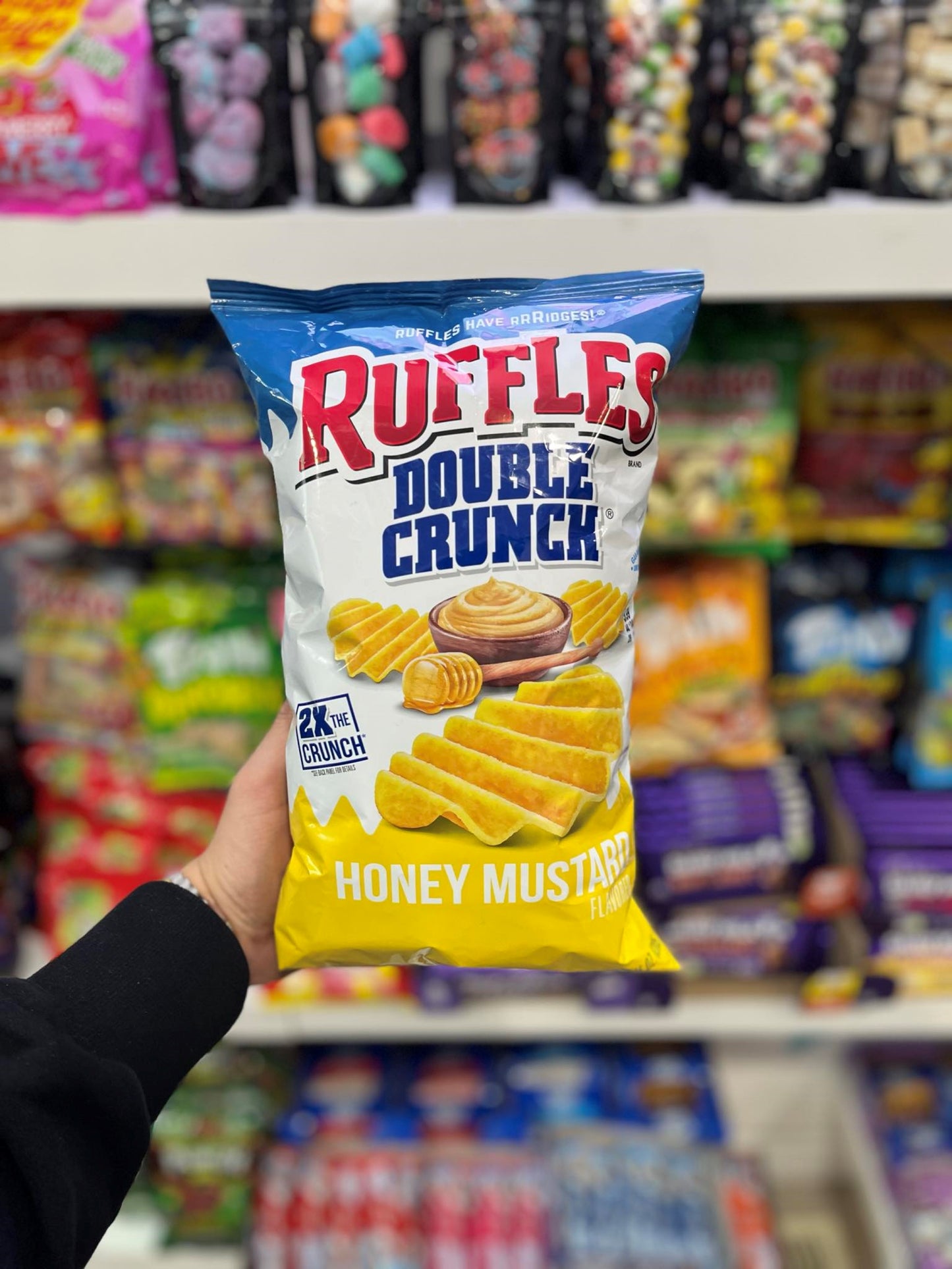 (USA) RUFFLES DOUBLE CRUNCH HONEY MUSTARD🍯- 7.25OZ