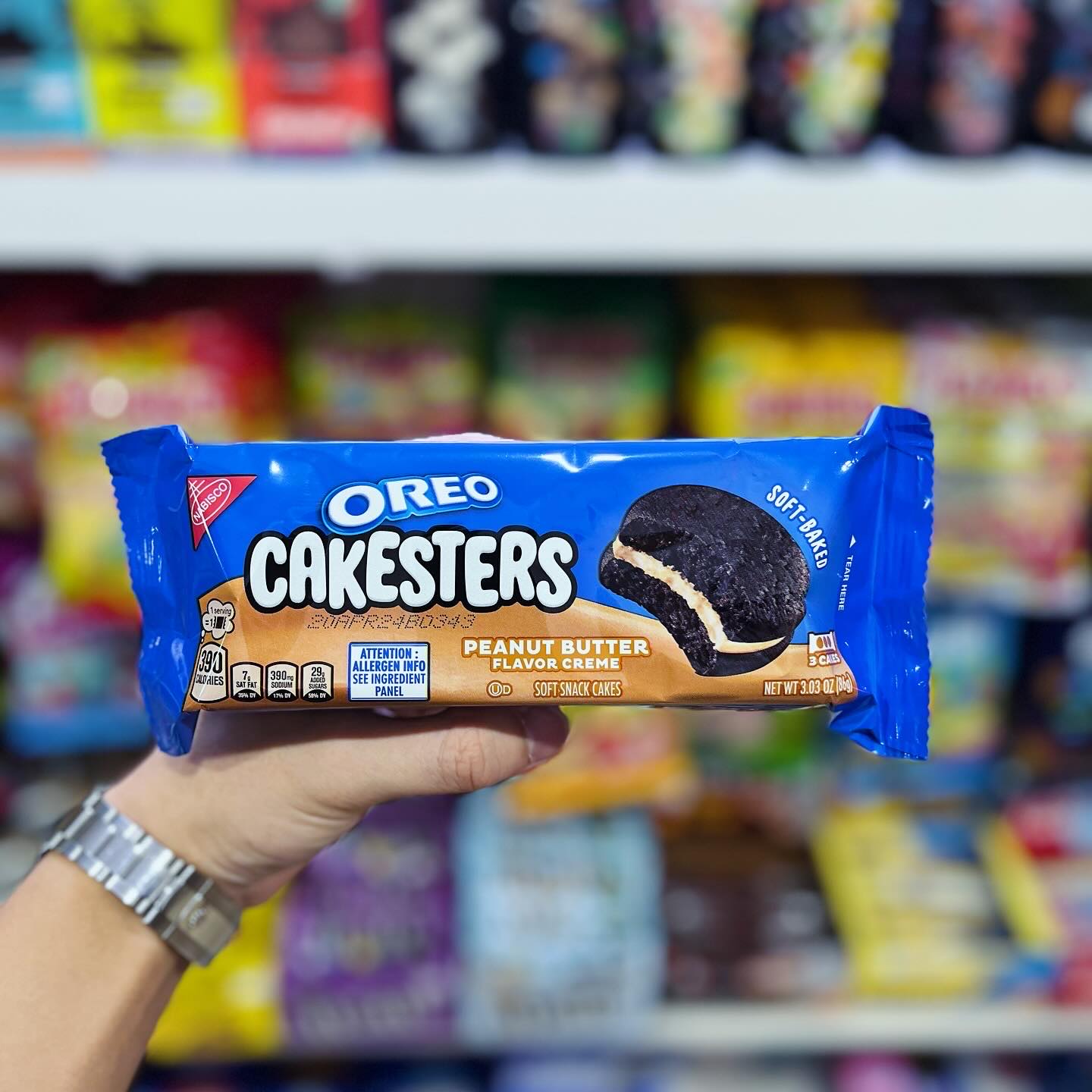 OREO CAKESTERS PEANUT BUTTER - 86G