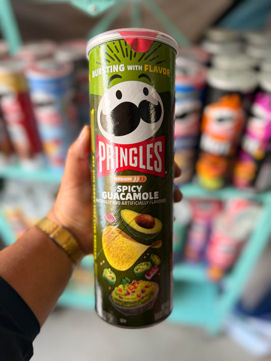 Pringles Spicy Guacamole Potato Crisps 156g | Limited Edition USA Import