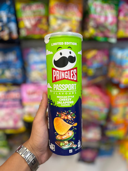 (UK) Pringles Passport Mexican Style Cheesy Jalapeño Limited Edition - 165g