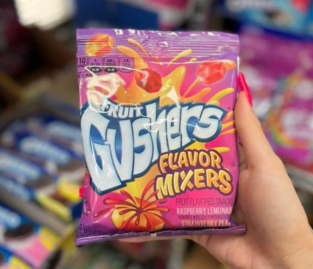 FRUIT GUSHERS FLAVOUR MIXERS (USA) - 120G