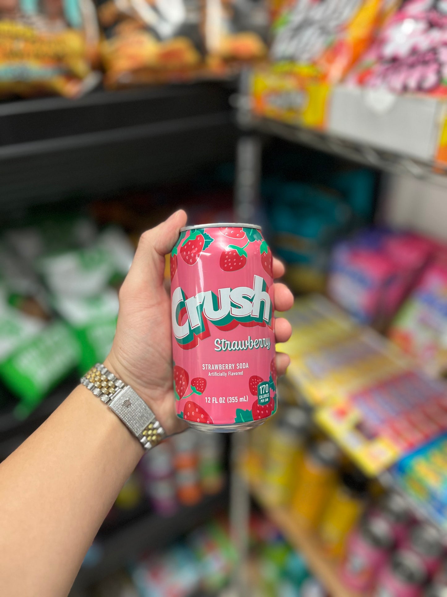 (États-Unis) Crush Strawberry Soda