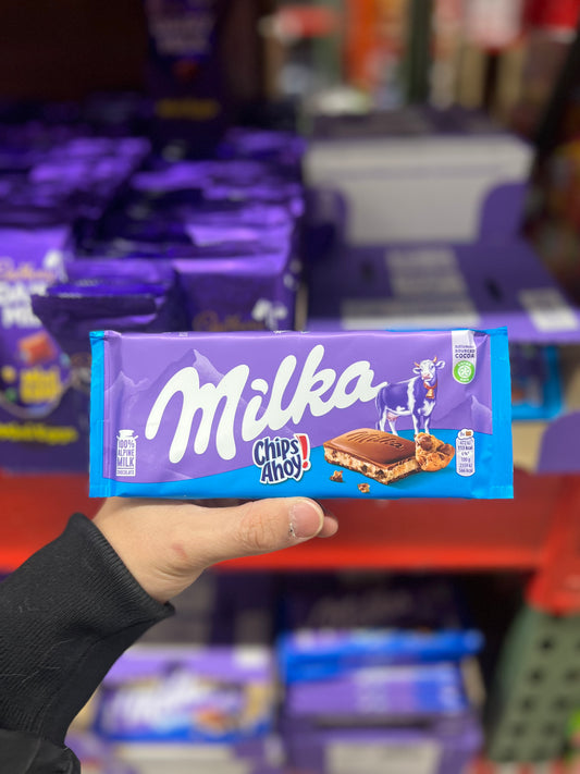 Milka Chips Ahoy Chocolate Bar 100g