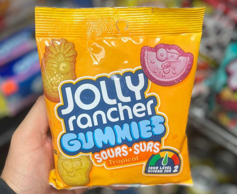 JOLLY RANCHER GUMMIES 2X SOUR - 140G