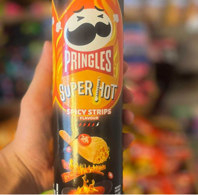 BANDES ÉPICÉES SUPER CHAUDES PRINGLES (CHINE)