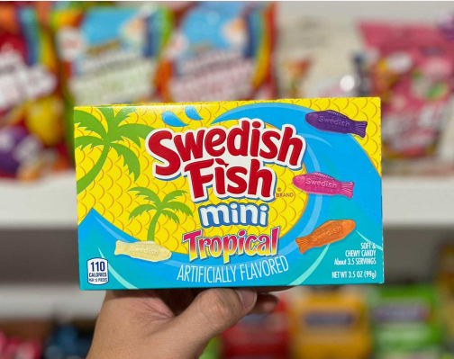 SWEDISH FISH MINI TROPICAL - 3.5OZ