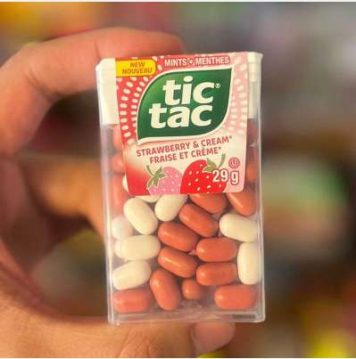 TIC TAC STRAWBERRIES & CREAM