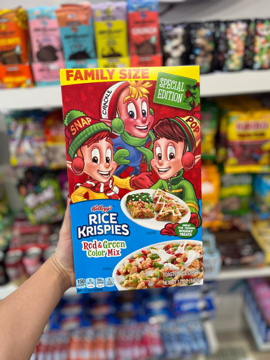 (USA) RICE CRIPSY RED AND GREEN MIX CEREAL 349G