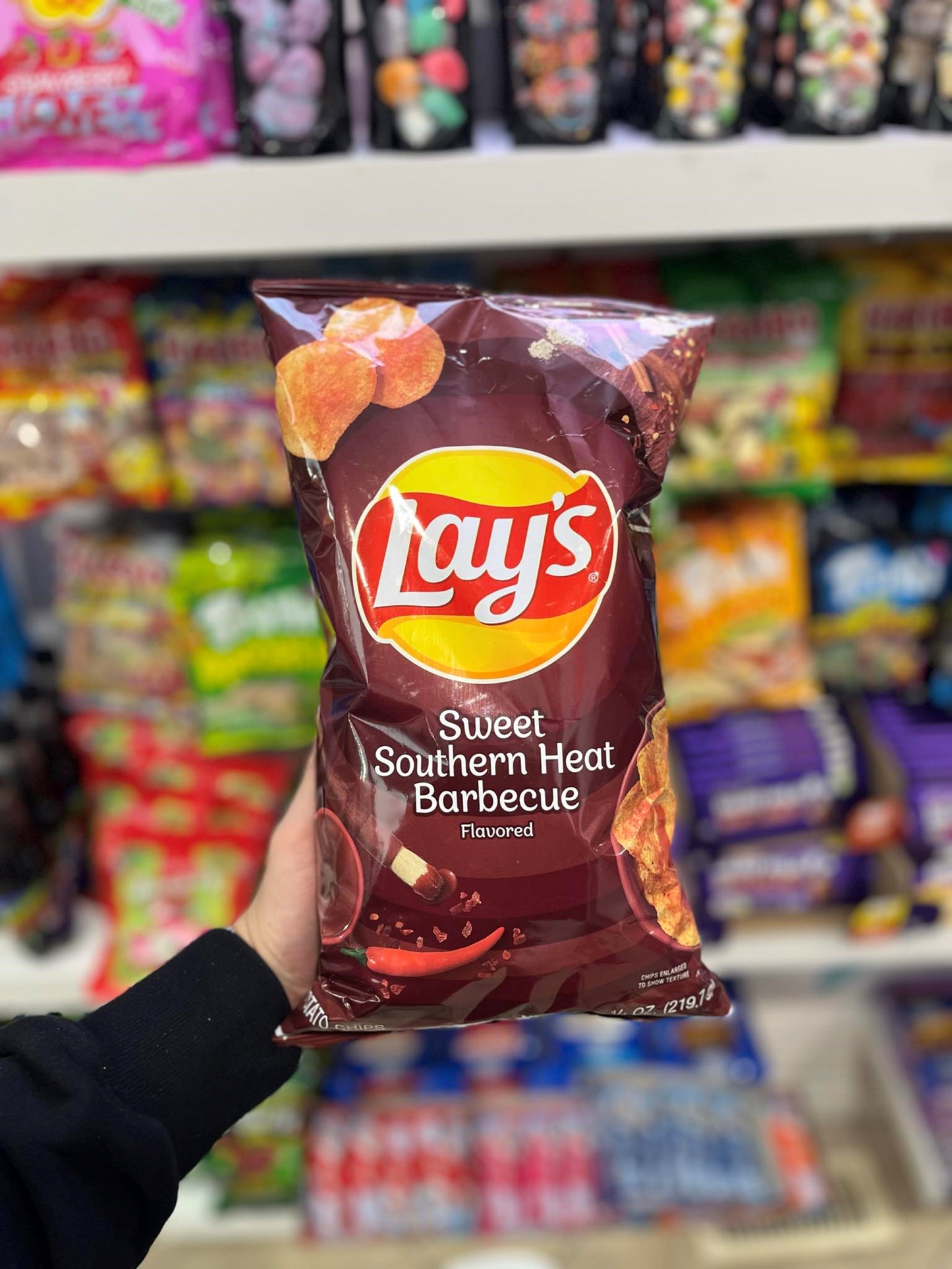 (USA) LAY'S SWEET SOUTHERN HEAT BARBECUE🔥- 7.75OZ