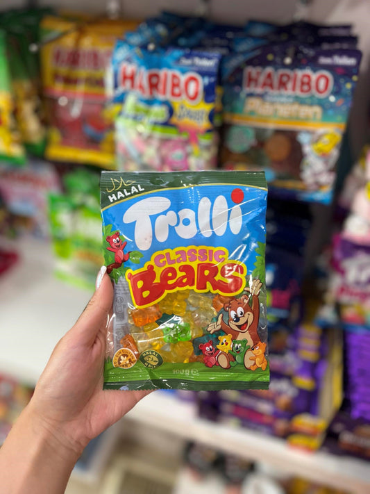 (GERMANY) TROLLI CLASSIC BEARS (HALAL) - 100G