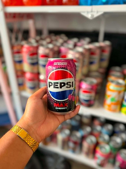 Pepsi Max Cherry Zero Sugar UK 330ml – Imported British Soda