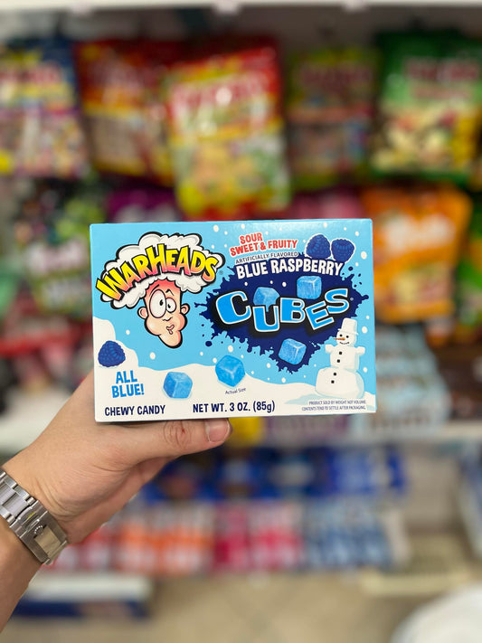 (USA) WARHEADS CUBES DE FRAMBOISE BLEUE - 85G