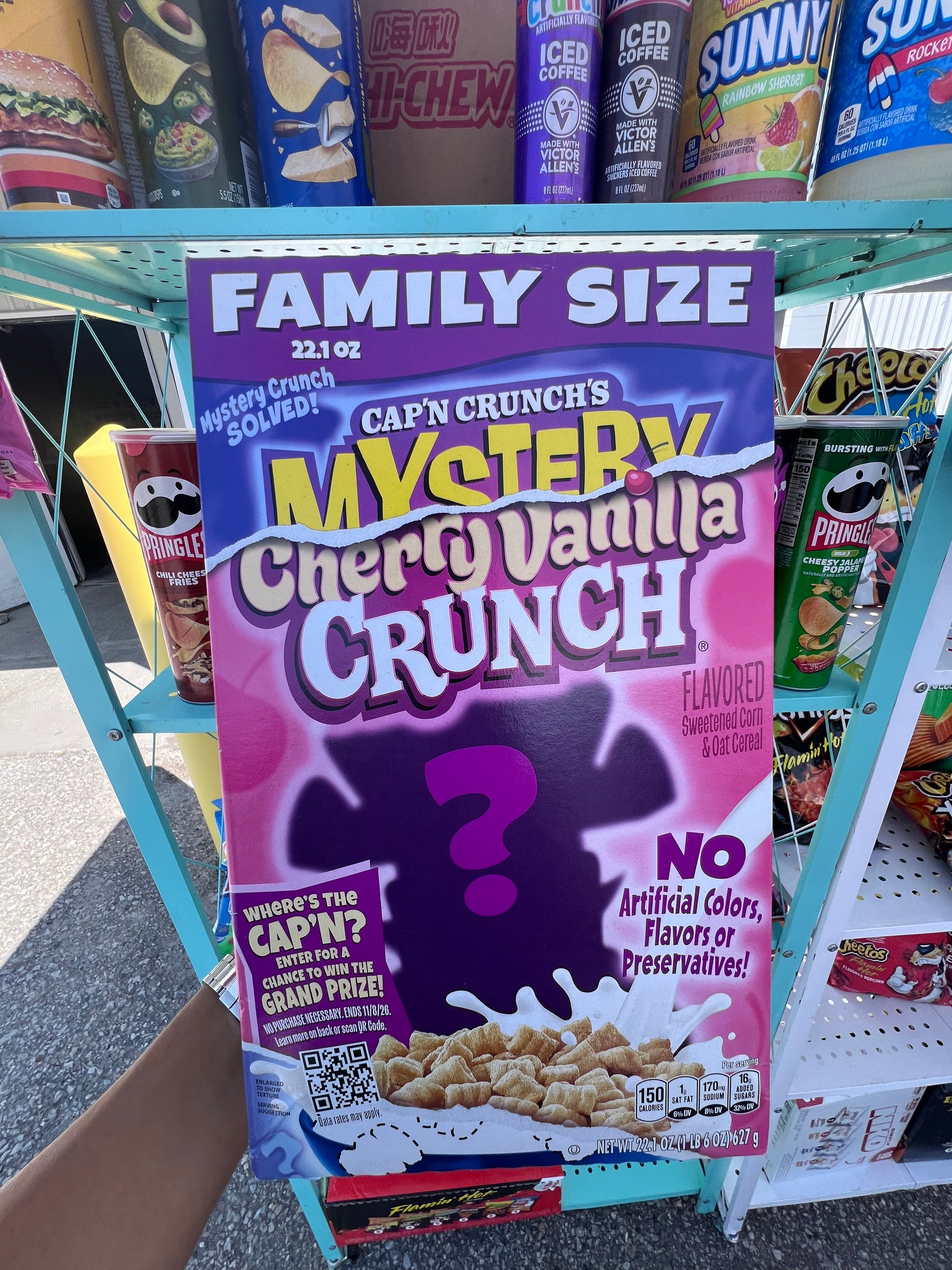 Cap'n Crunch Mystery Cherry Vanilla Crunch Cereal - Limited Edition
